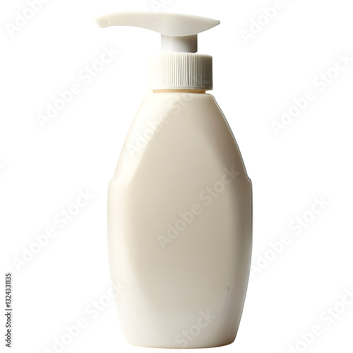 Wallpaper Mural White plastic pump bottle for lotion or soap. Torontodigital.ca