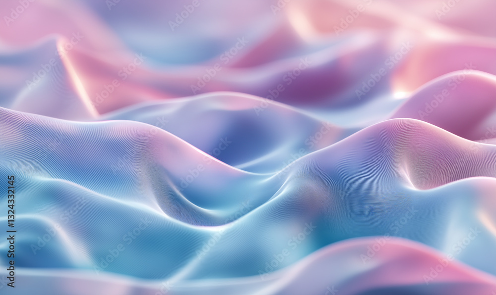 Obraz premium Soft flowing bokeh background abstract design template for advertisers business presentations glowing effects in graphic design