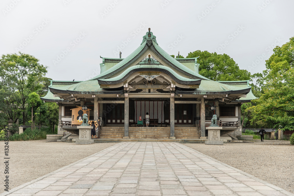 Front view of Toyokuni Shrine, Osaka, Japan Front view of Toyokuni Shrine, Osaka, Japan