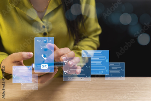 Contact us with various modern communication channels that customers or the general public are interested in, all over the world via the Internet, easily accessible by just touching your mobile phone.