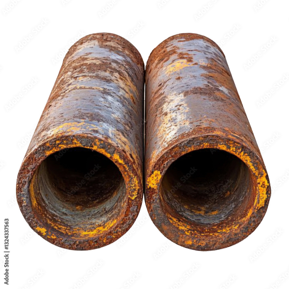 old rusty metal pipe old rusty metal pipe