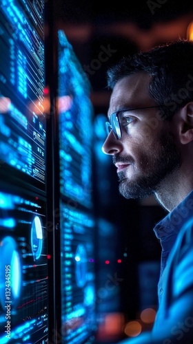Evaluation of cloud metrics by a business professional.