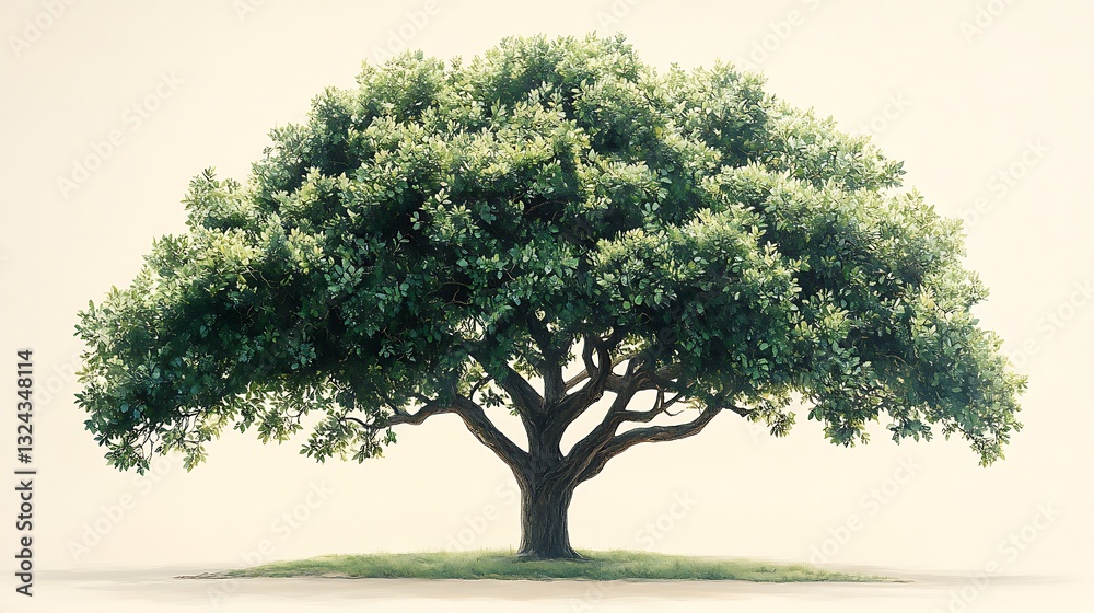 Fototapeta premium Symbolic tree of balance and wisdom high resolution image