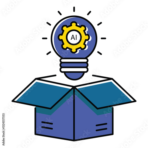 Innovative Strategy and Fresh Perspectives Vector icon Design