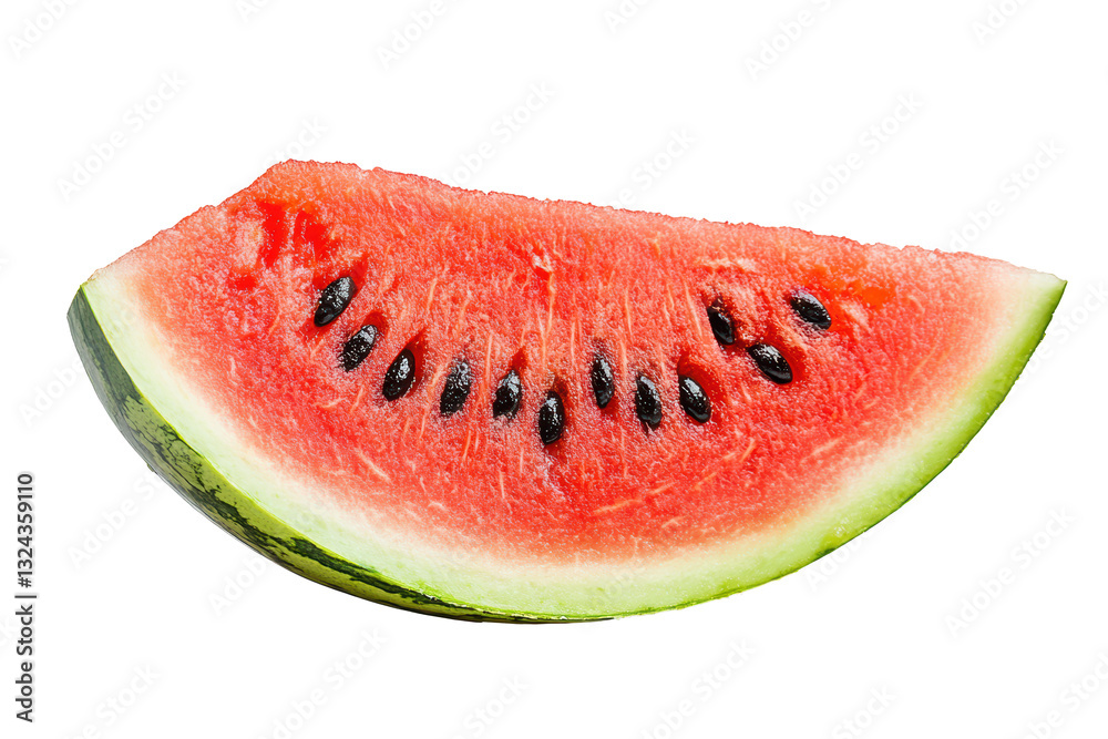 Watermelon slice with bright color and refreshing sweetness, bringing the tropical fruit flavor to life PNG format. Watermelon slice with bright color and refreshing sweetness, bringing the tropical fruit flavor to life PNG format.