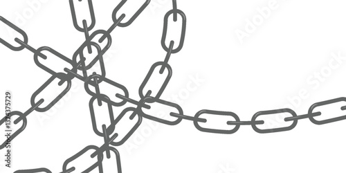 chains backgrounds, shinny metal iron chains, Seamless chain pattern. Silver metallic chain texture eps 10