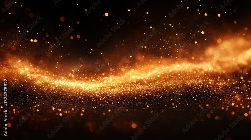 Elegant multicolored bokeh lights display abstract art digital background dark environment creative concept Elegant multicolored bokeh lights display abstract art digital background dark environment creative concept