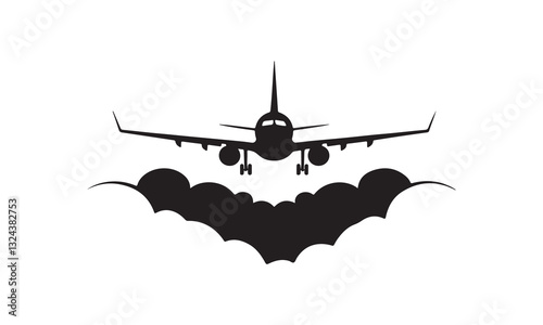 Airplane Icon | Travel and Aviation Symbol. Vector Airplane Icon | Flight and Transport Design
