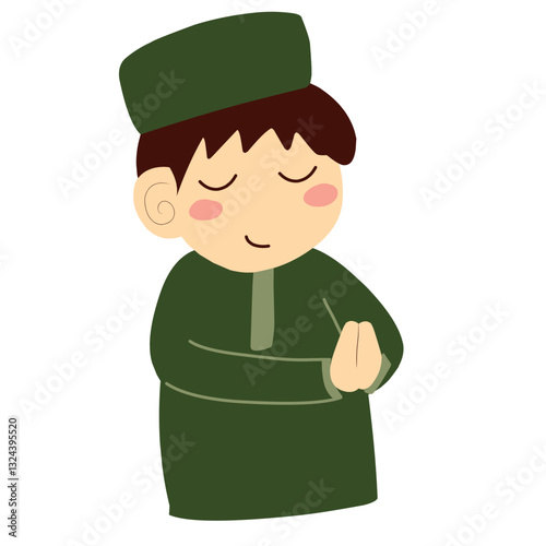 man with green hat greetings pose