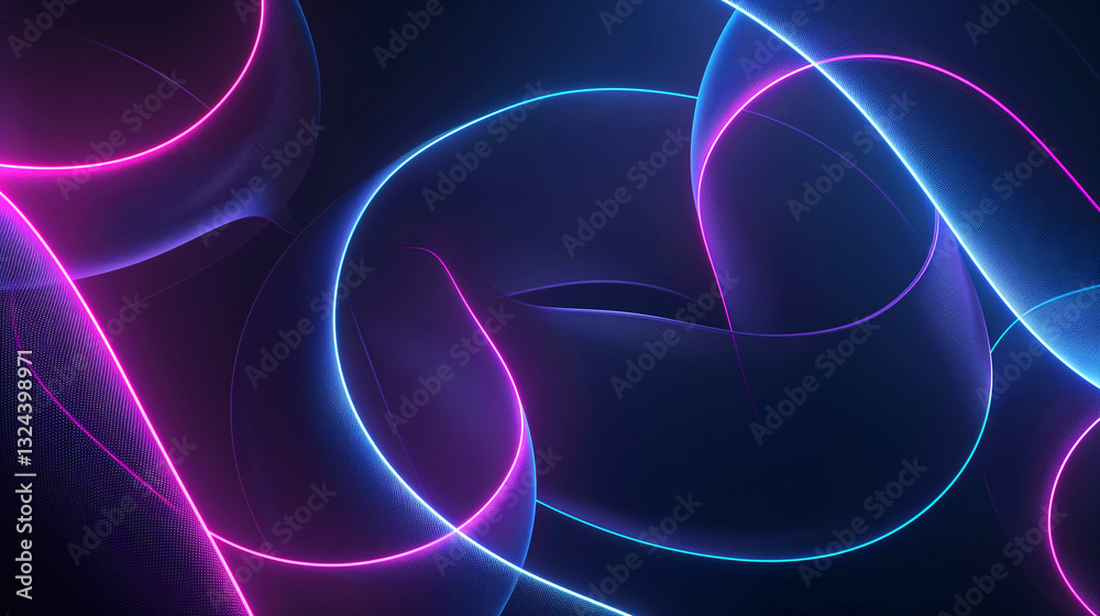 Naklejka premium Abstract neon Backgound