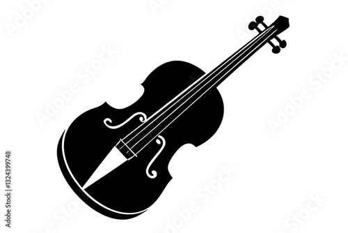  Toy Violin vector icon  