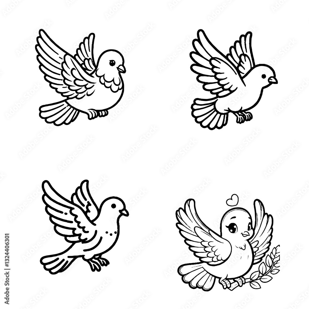 Fototapeta premium Dove...