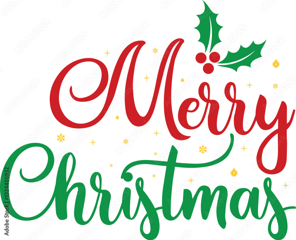 Fototapeta premium Christmas T-shirt Design