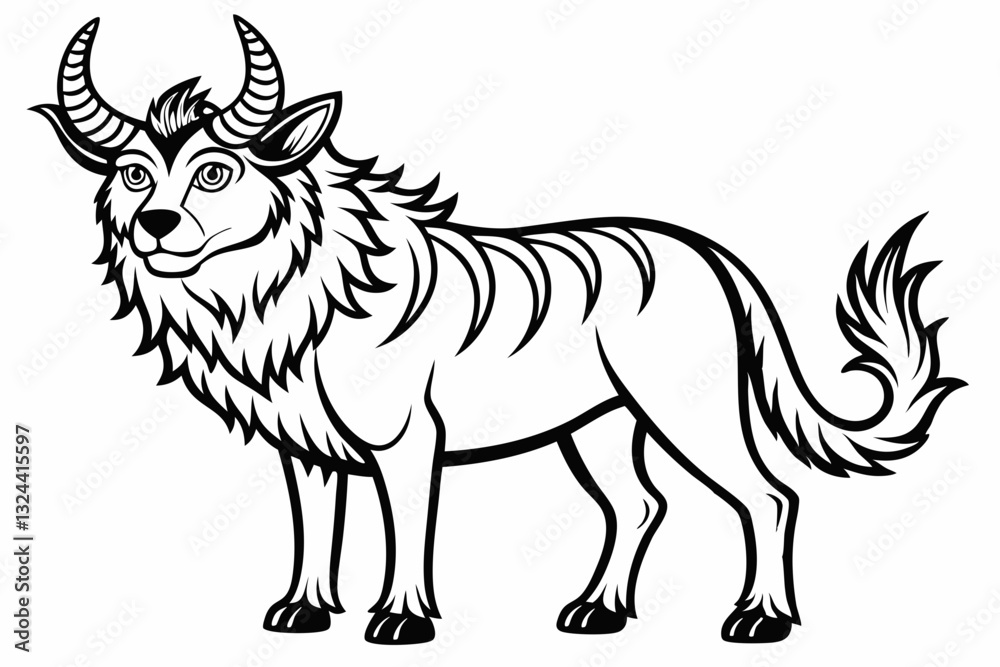 Obraz premium Coloring book black vector