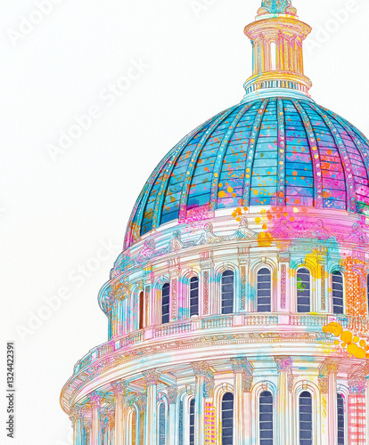 California State Capitol building dome