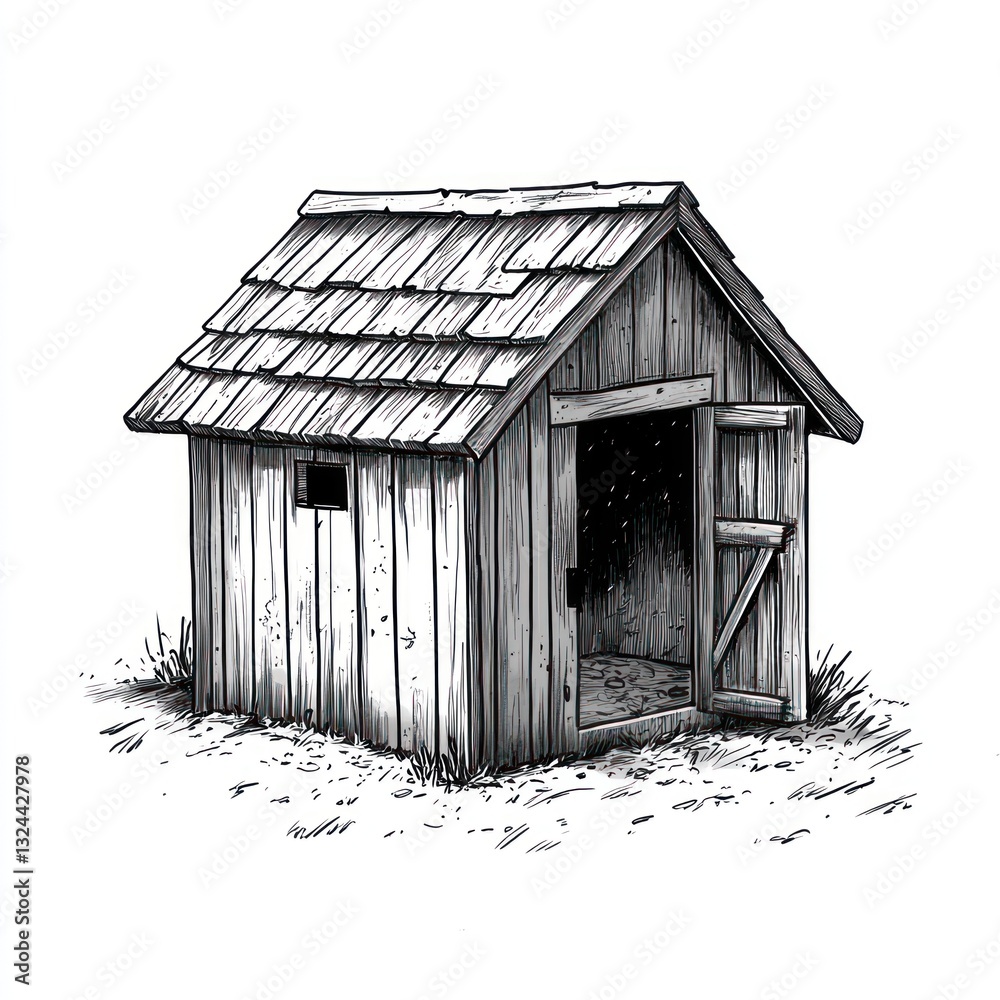 Obraz premium old abandoned house