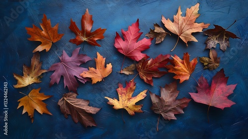 autumn leaves on the ground