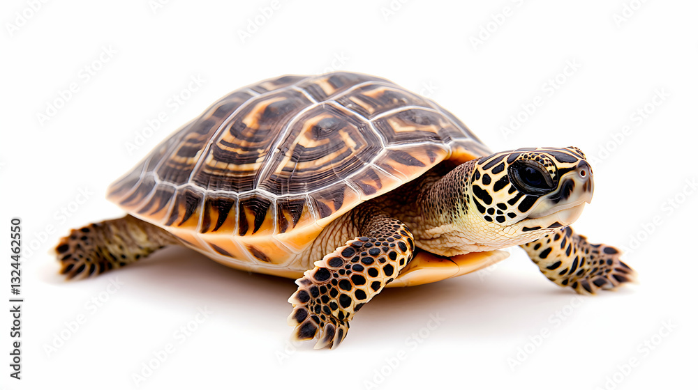 Fototapeta premium A Close Up Studio Image Of A Sea Turtle In Detail