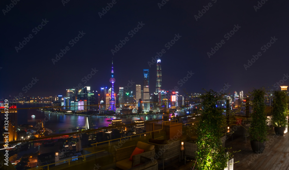 Naklejka premium DUBAI al tramonto