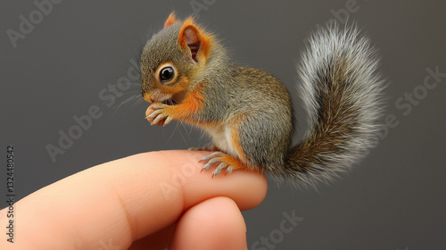 AI generator images of Treeshrews, Banxrings, similar to squirrels which is an animal that is ranked as a rodent (Rodentia) can eat both plants and small animals such as insects or worms as food.