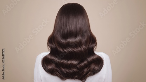 Classic Hollywood waves in structured silhouette with glossy shine