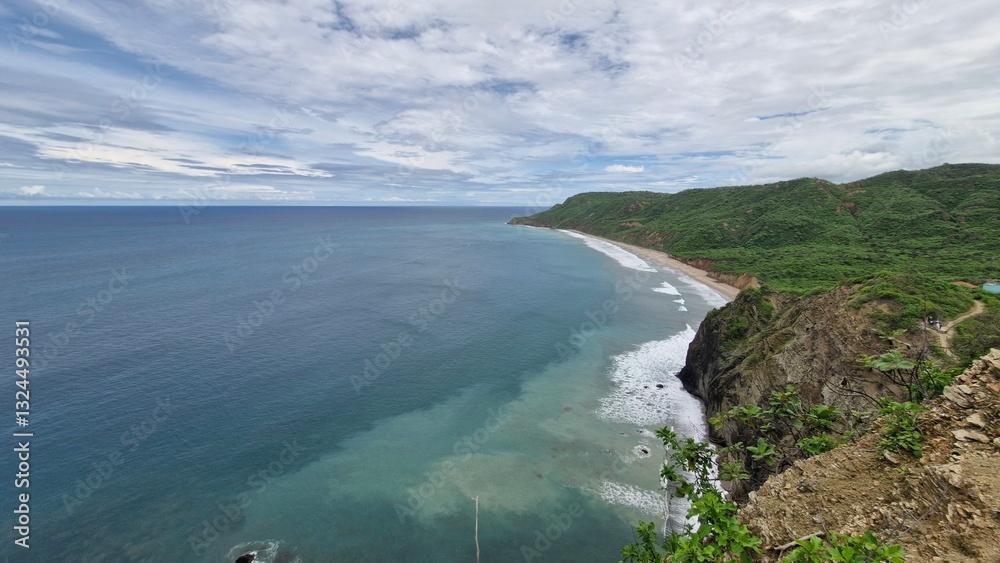 Fototapeta premium view from the sea