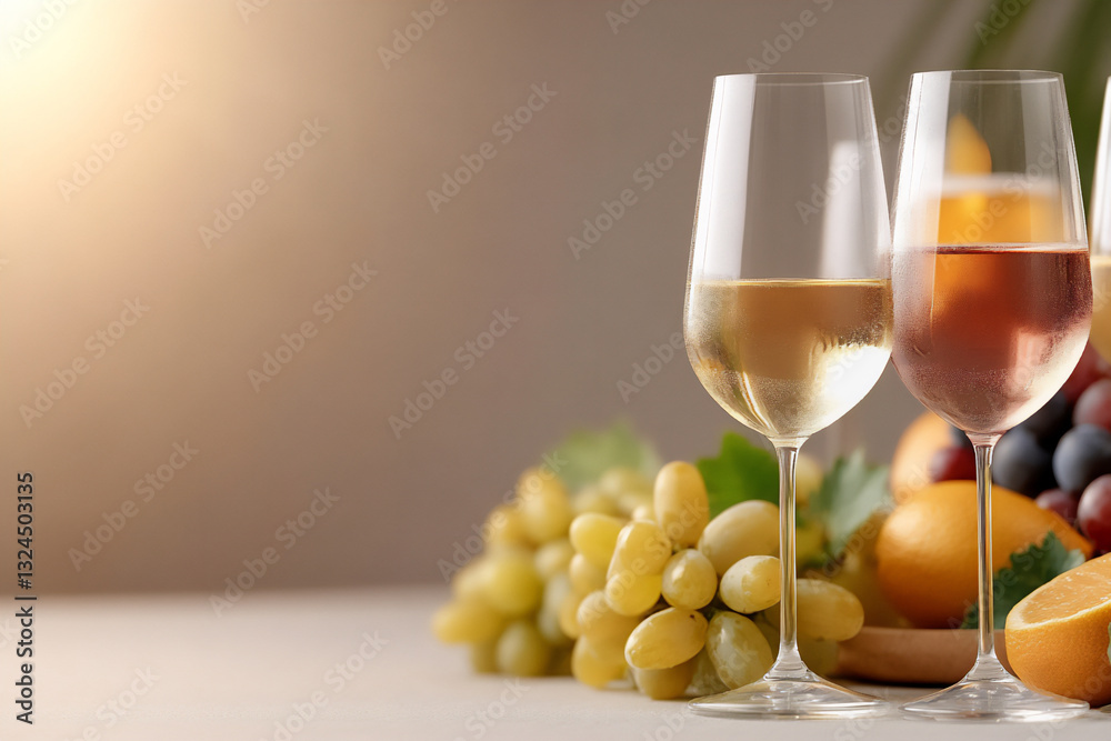 a row of wine glasses filled with different types and colors of white, a row of wine glasses filled with different types and colors of white,