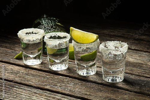 Four Shots of Blanco Tequila