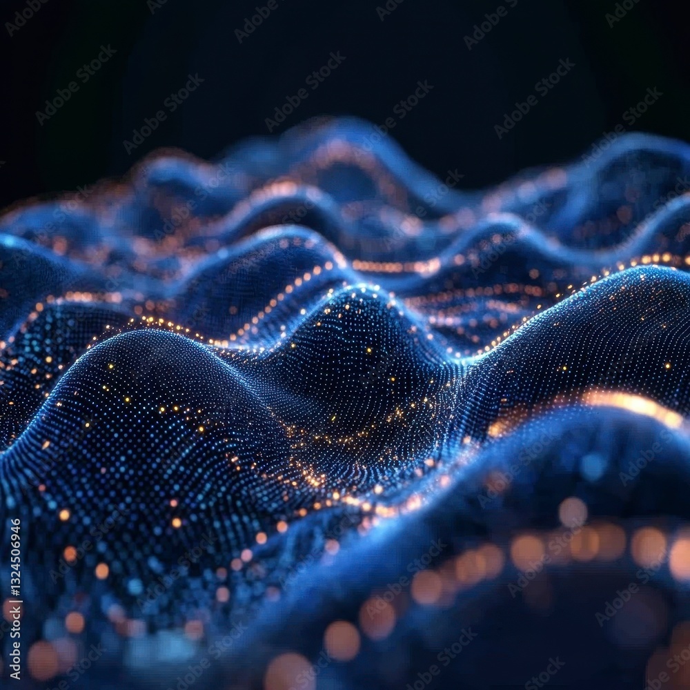 Obraz premium Abstract Digital Terrain