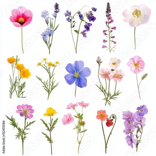 Colorful Wildflower Collection