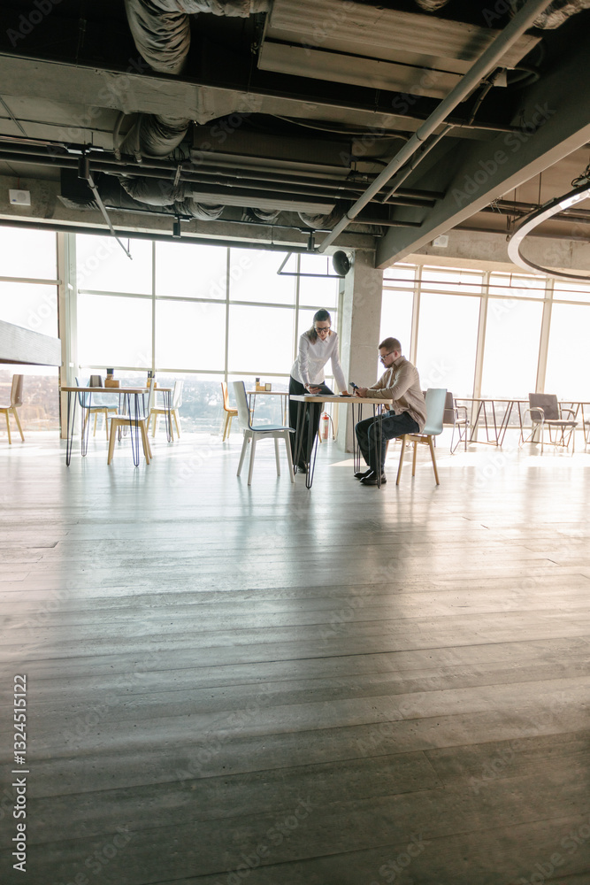 Obraz premium office workers working together