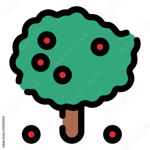 apple tree icon