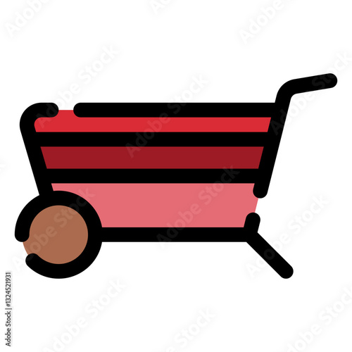 garden cart icon