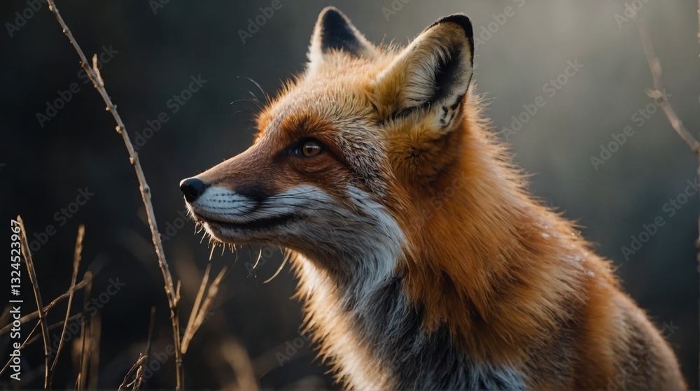 Naklejka premium Swift Fox In a Whisper