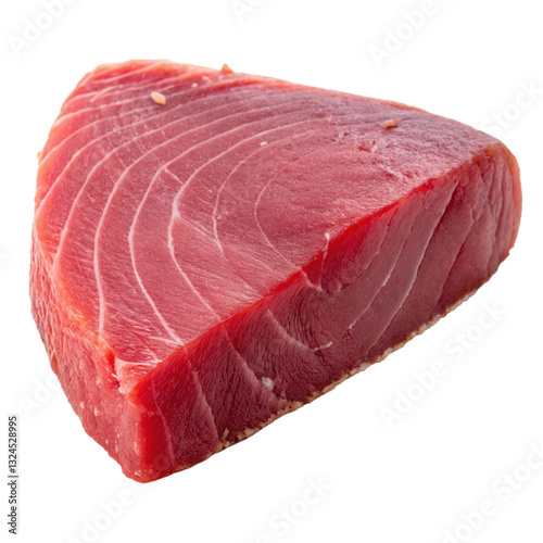 fresh tuna steak isolated