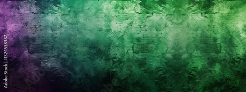 Dark green grunge background with purple edges, eerie and moody texture for digital art