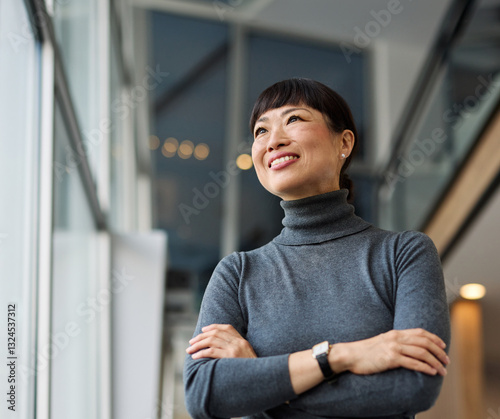 business meeting businesswoman woman office portrait entrepreneur smart confident happy colleague businessperson startup creative  working female corporate executive photo