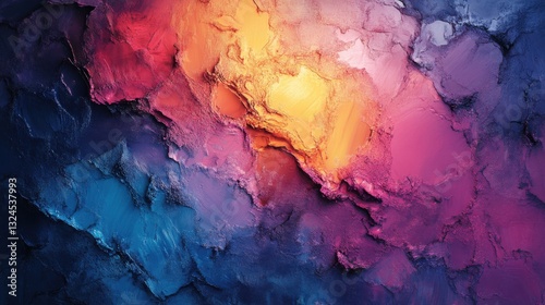 Wallpaper Mural Abstract Painting. Contemporary Art Texture Banner. Generative AI. Torontodigital.ca