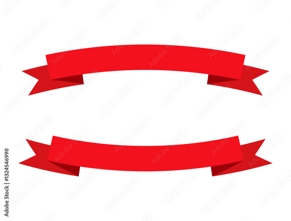 red ribbon set red ribbon set
