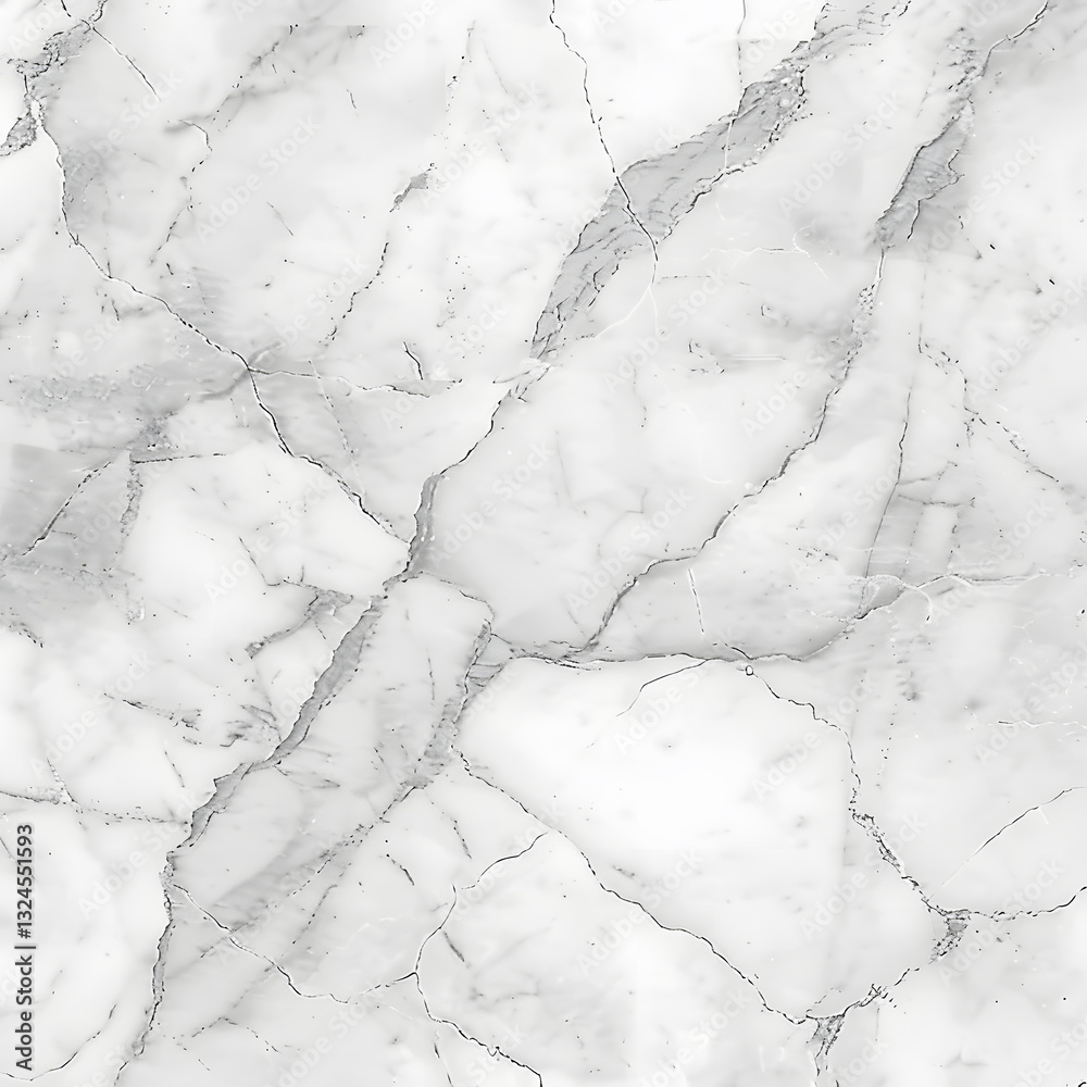 Fototapeta premium Classic White Marble with Subtle Grey Veins
