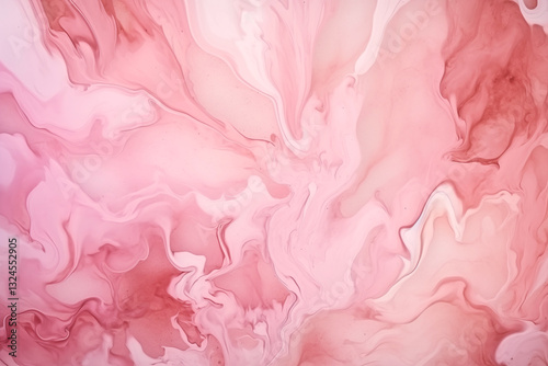 Abstract peach Pink Watercolor Background, light pink, peach and white, water texture, fluid art, high resolution, highly detailed, spilled blue paint on white, abstract art