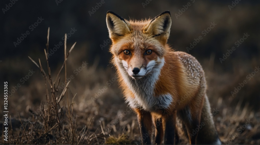 Fototapeta premium Wild Fox By the Stream