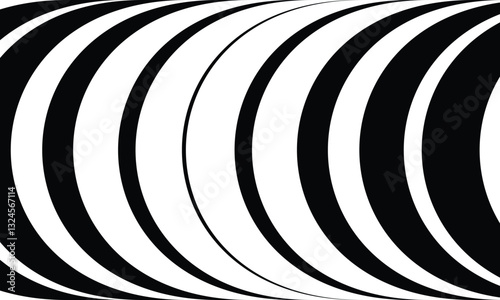 abstract trendy black thin to thick bracket line pattern perfect for background.