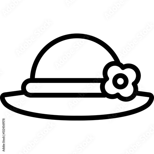 women hat icon
