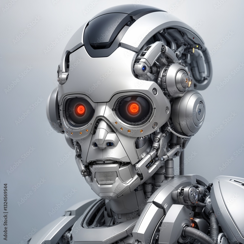 Fotografie Roboter Kopf