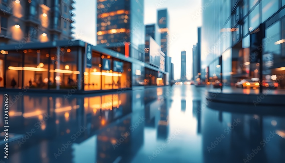 Cityscape Reflection Cityscape Reflection