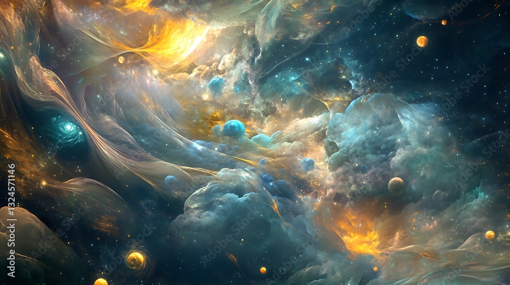 Fototapeta premium abstract space background