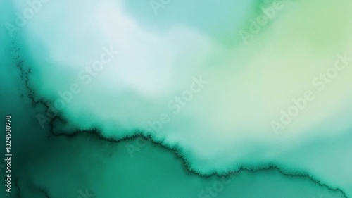 Watercolor green aquamarine turquoise teal pastel colorful paint abstract liquid marble fluid waved pattern textures gradients backgrounds wallpapers copy space empty