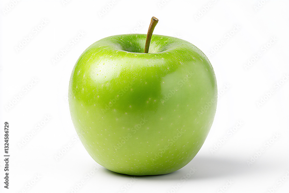 a vibrant green apple, perfect for advertising and packaging design, a vibrant green apple, perfect for advertising and packaging design,