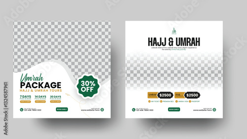 Hajj & Umrah Pilgrimage Travel Social Media Post
